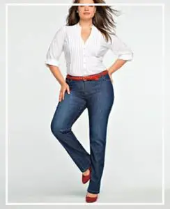Mujer con jeans