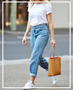 elegir bien tus jeans, mujer elegante