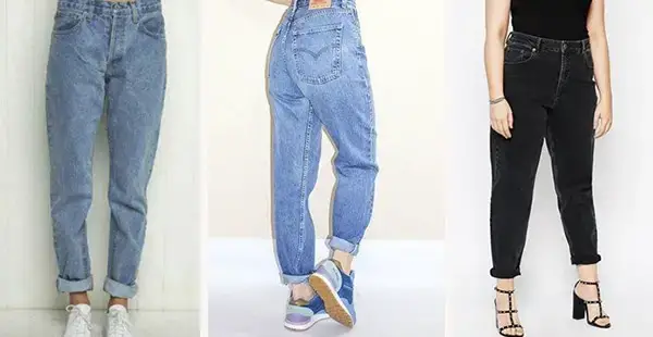 vestir en casa moms jeans