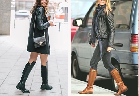 Ser elegante en zapatos botas