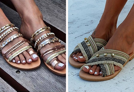 Ser elegante en zapatos slippers o flip flop