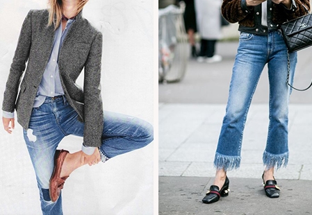 Ser elegante en zapatos mocasines