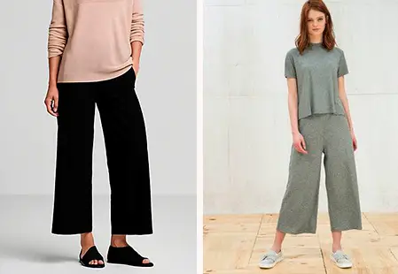 pantalon culotte homewear